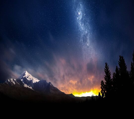 Swiss Night Sky Wallpaper - Download to your mobile from PHONEKY