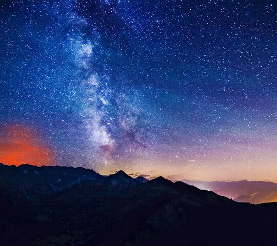 Mountain Starlight Wallpaper - Download to your mobile from PHONEKY