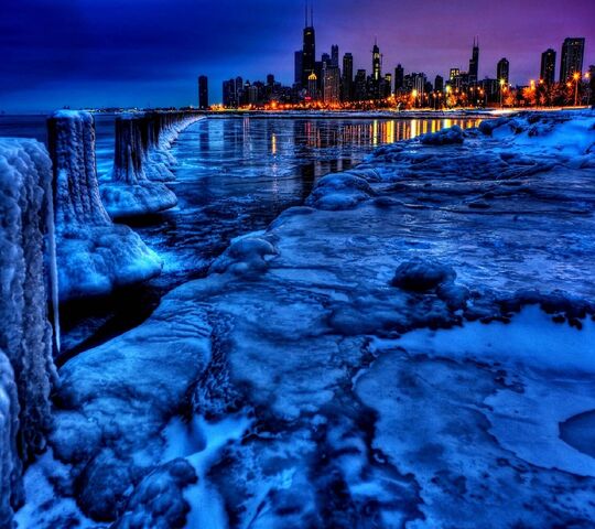Chicago Frozen Wallpaper - Download to your mobile from PHONEKY