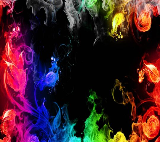 Rainbow Smoke Wallpaper - Download to your mobile from PHONEKY