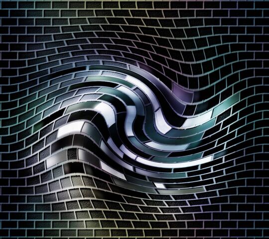 Waves of Texture: The Bricks Twirl Wallpaper - Download to your mobile ...