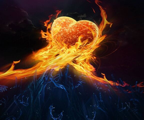 Love Fire Heart Wallpaper - Auto Wallpaper Changer APK for Android Download