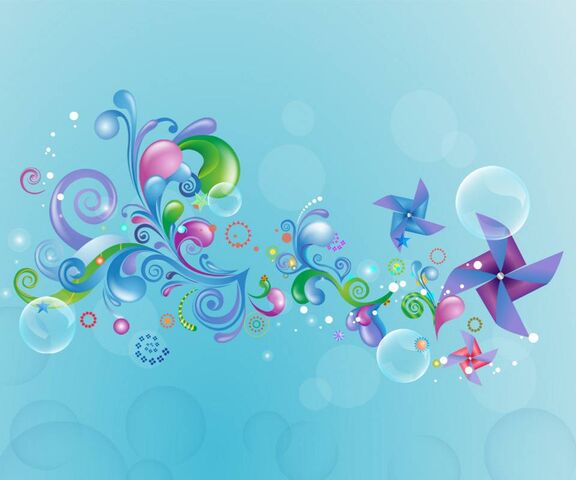 Blue Pinwheel Wallpaper - Download to your mobile from PHONEKY