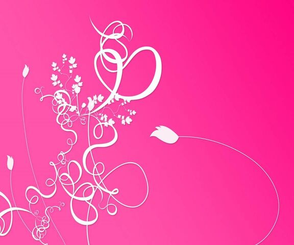 White Swirly On Pink Wallpaper - Download to your mobile from PHONEKY