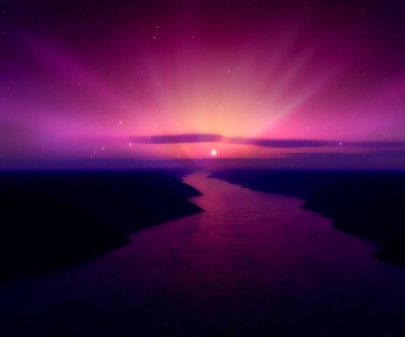 Morning Purple Sun Wallpaper - Download to your mobile from PHONEKY