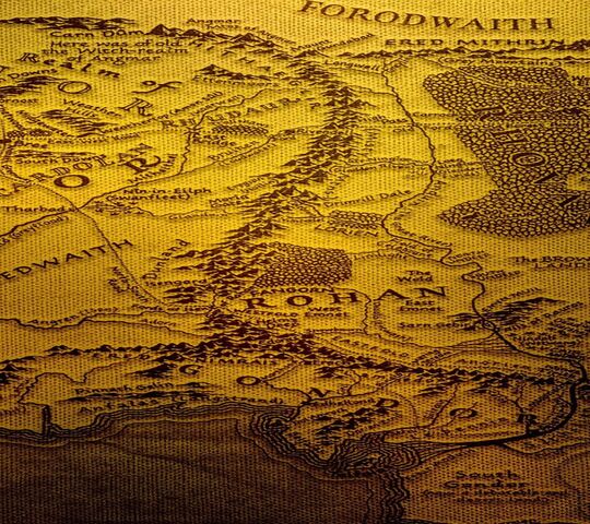 Journey Through Middle-earth: The Map of Rohan Wallpaper - Download to ...