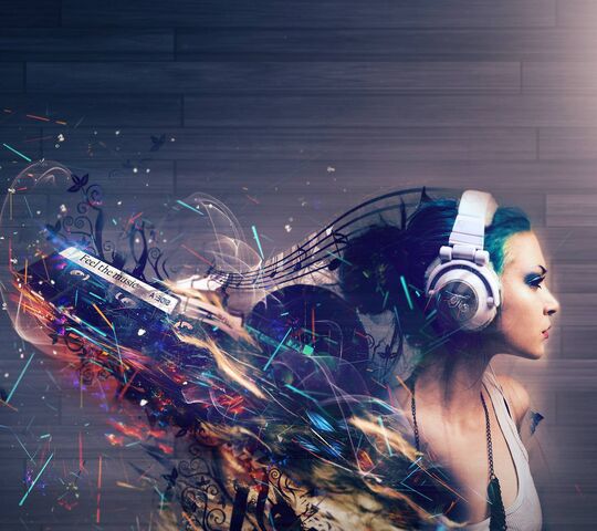 Girl Music Wallpaper - Download to your mobile from PHONEKY