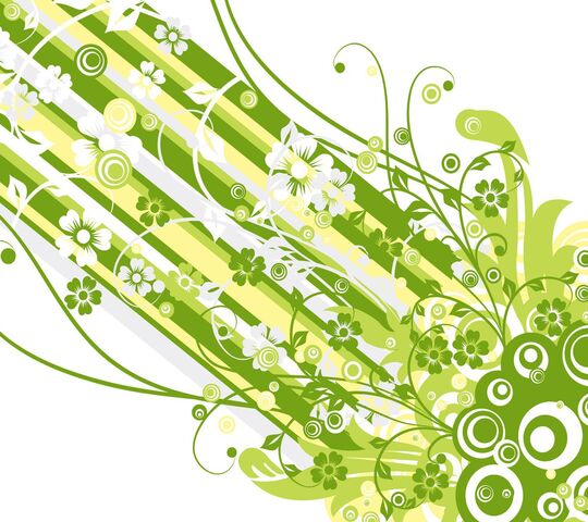 Green Flower Vector Wallpaper - Download to your mobile from PHONEKY