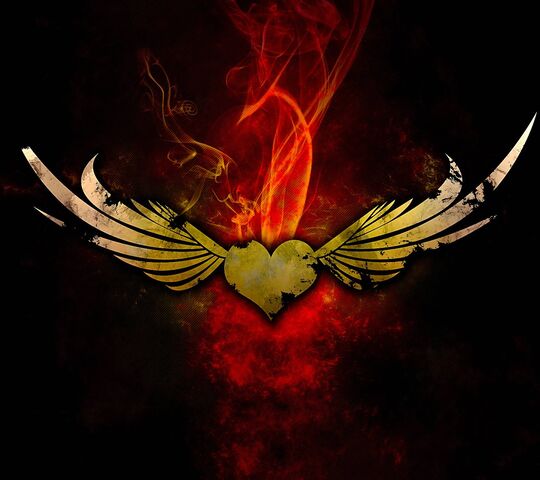 Angel Heart Wallpaper - Download to your mobile from PHONEKY