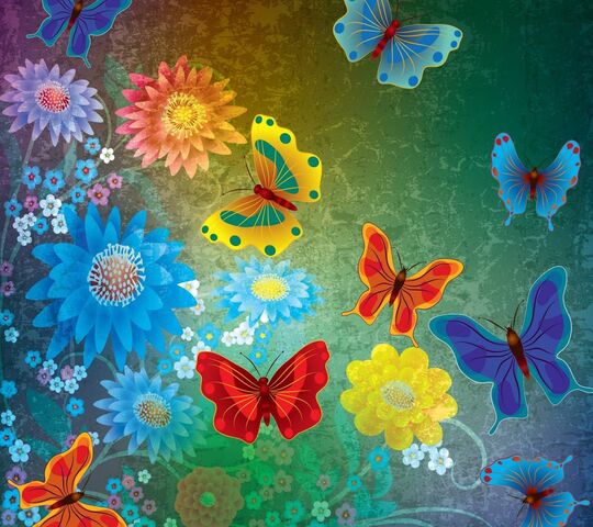 Abstract Butterflies Wallpaper - Download to your mobile from PHONEKY