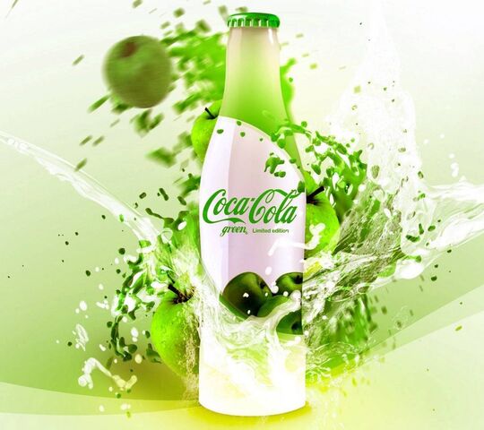 Green Coca Cola Wallpaper - Download to your mobile from PHONEKY