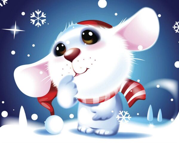 Christmas Mouse Wallpaper - Download to your mobile from PHONEKY