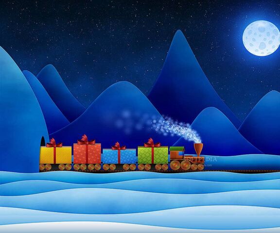 Christmas Train Wallpaper - Download to your mobile from PHONEKY