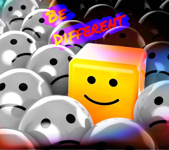 Be Different Wallpaper - Download to your mobile from PHONEKY