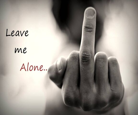 Leave Me Alone Wallpaper - Download to your mobile from PHONEKY
