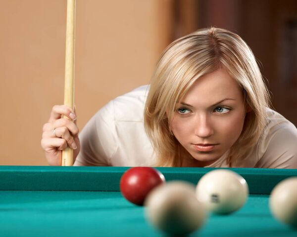 Billiard Girl Wallpaper Download To Your Mobile From Phoneky