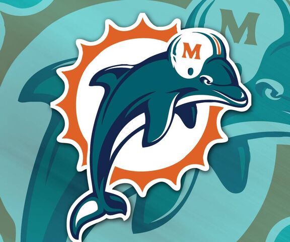 Miamidolphins Logo Wallpaper - Download to your mobile from PHONEKY