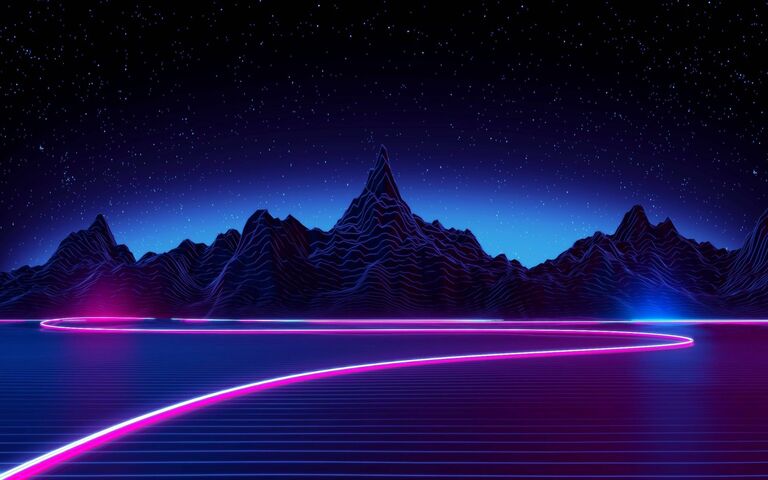 Neon Hills Wallpaper - Download to your mobile from PHONEKY