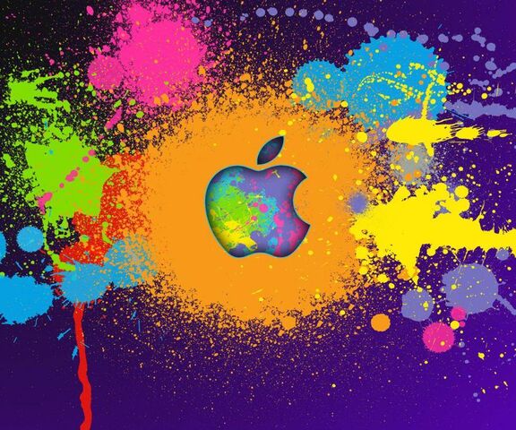 Apple Paint Wallpaper - Download to your mobile from PHONEKY
