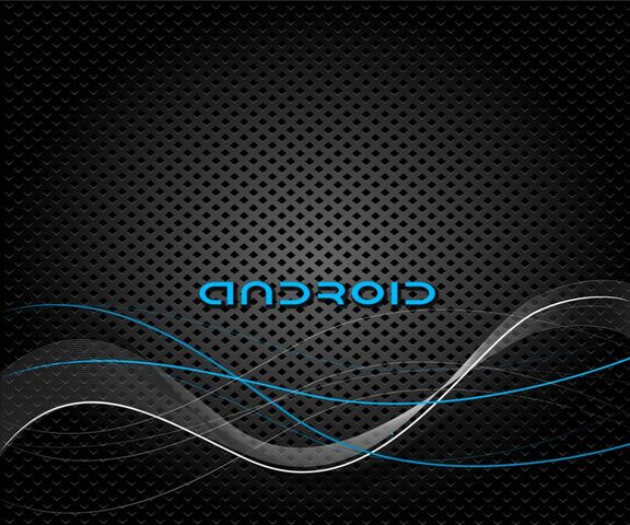 Tech Vibes: The Android Blue Experience Wallpaper - Download to your ...