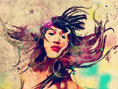 Abstract Girl Wallpaper - Download to your mobile from PHONEKY