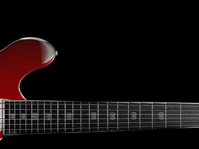 Red Guitar Wallpaper - Download to your mobile from PHONEKY