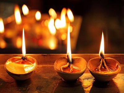 Glückliches Diwali