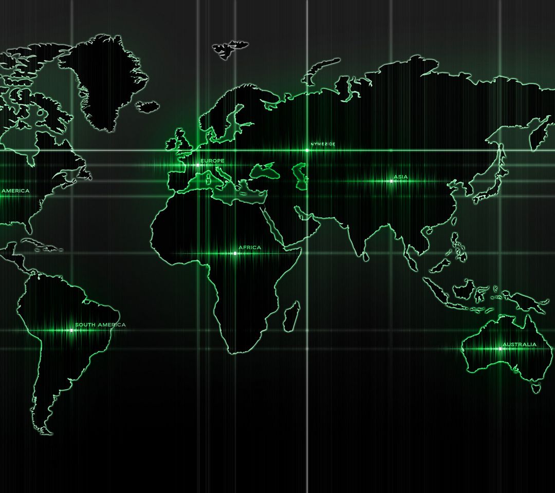 世界地図壁紙 Phonekyから携帯端末にダウンロード