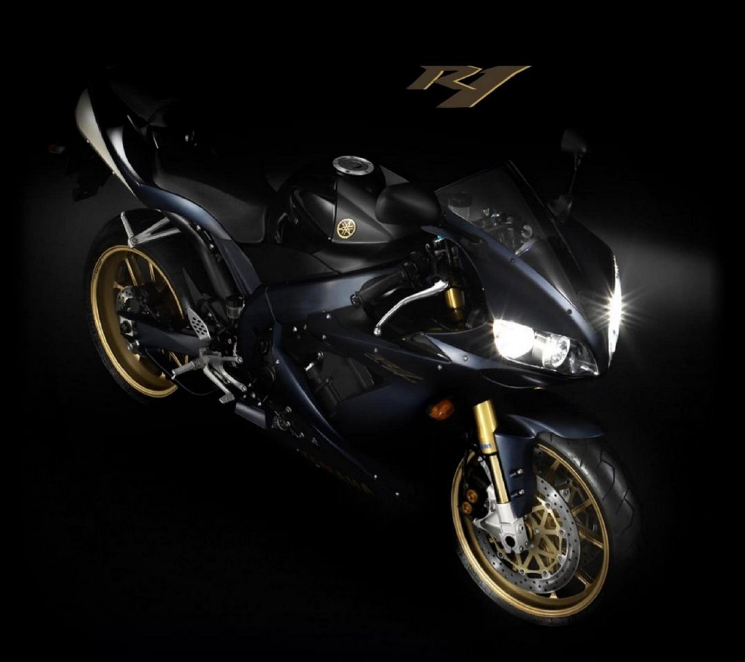 Yamaha R1 Black Wallpaper - Download to your mobile from PHONEKY