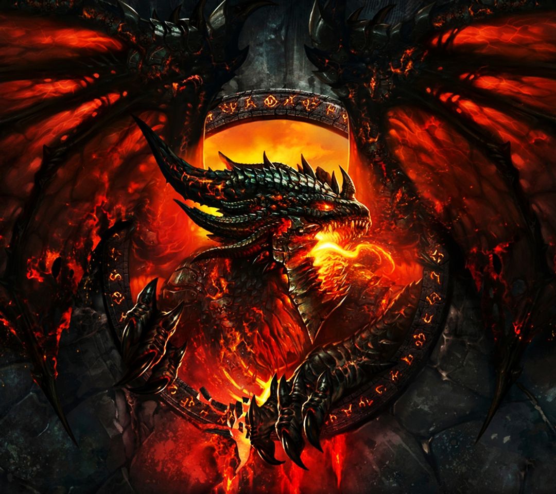 Rồng lửa: Với khả năng phun lửa, rồng lửa là một trong những sinh vật huyền thoại đáng sợ nhất. Tuy nhiên, hình ảnh rồng lửa cũng mang đến một vẻ đẹp say đắm với những ngọn lửa đỏ rực, cùng bầu trời đêm phủ kín sao trên nền đen.