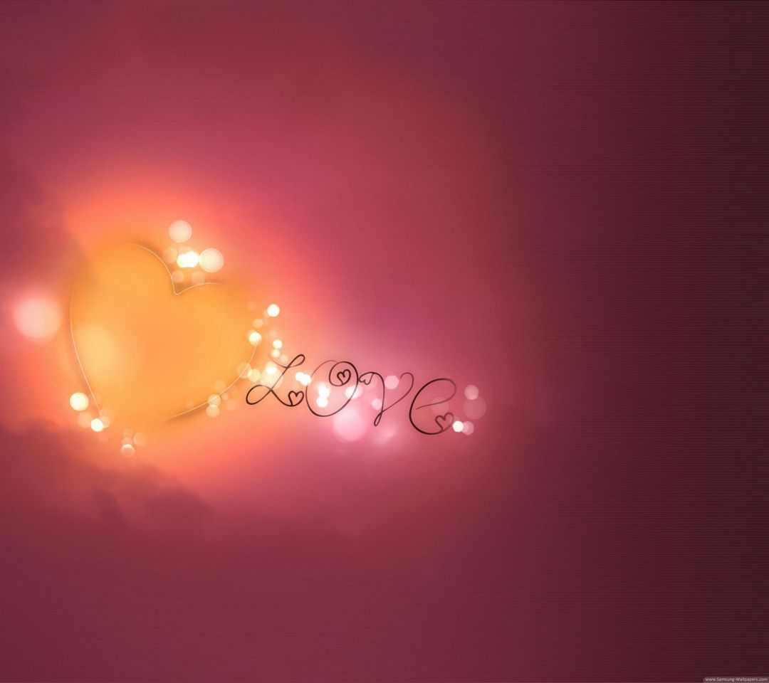 Love Orange Wallpaper Download to your mobile from PHONEKY