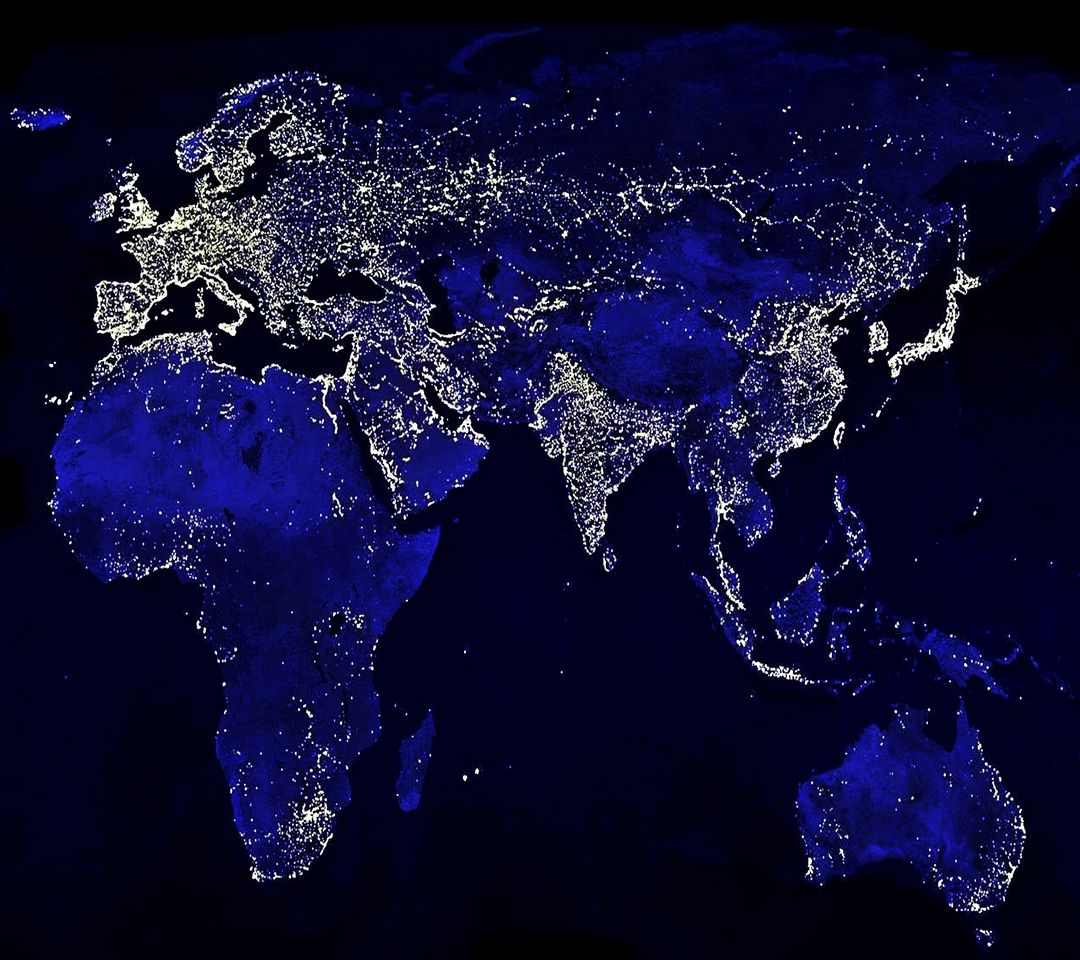 世界地図壁紙 Phonekyから携帯端末にダウンロード