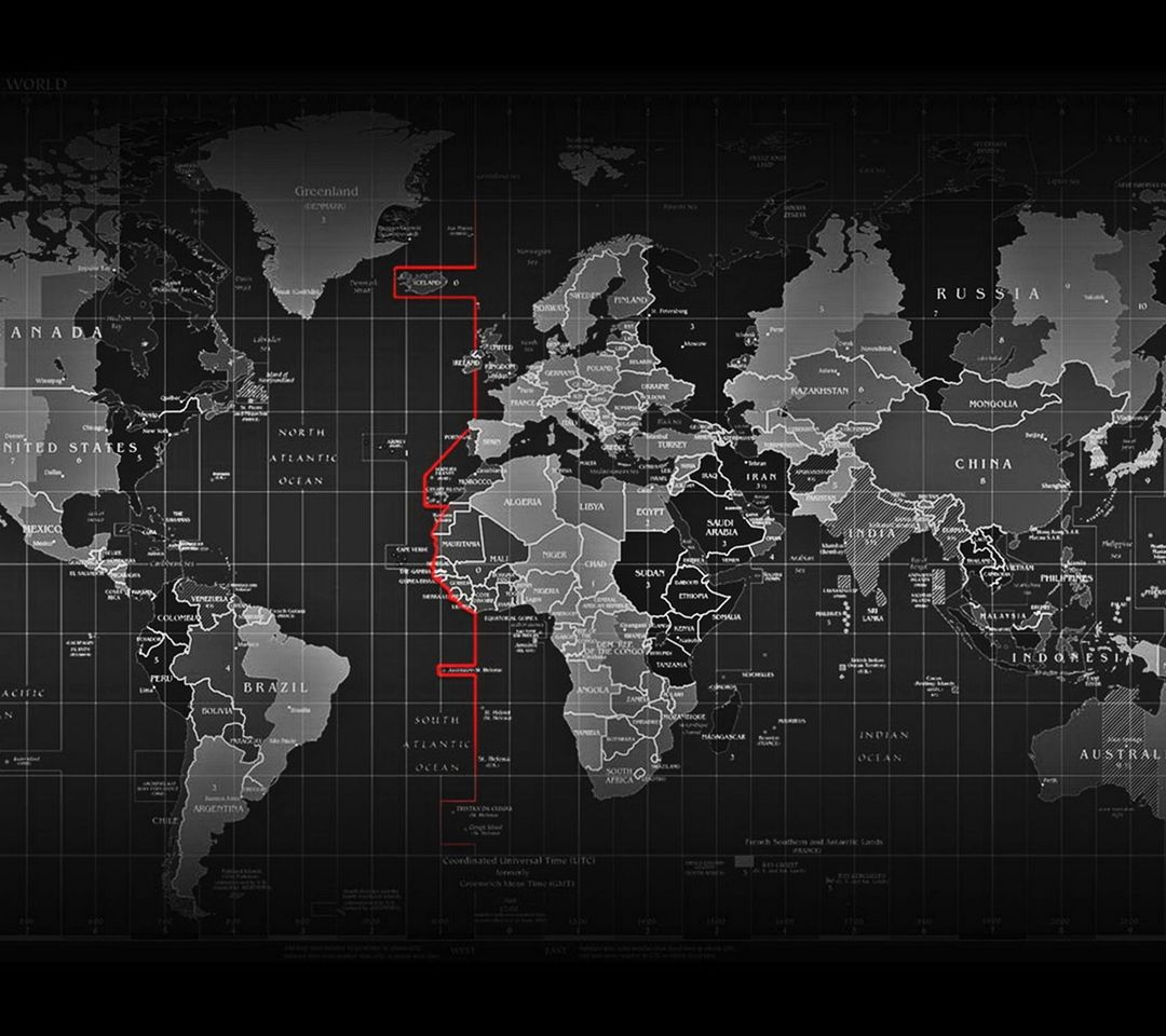 世界地図壁紙 Phonekyから携帯端末にダウンロード