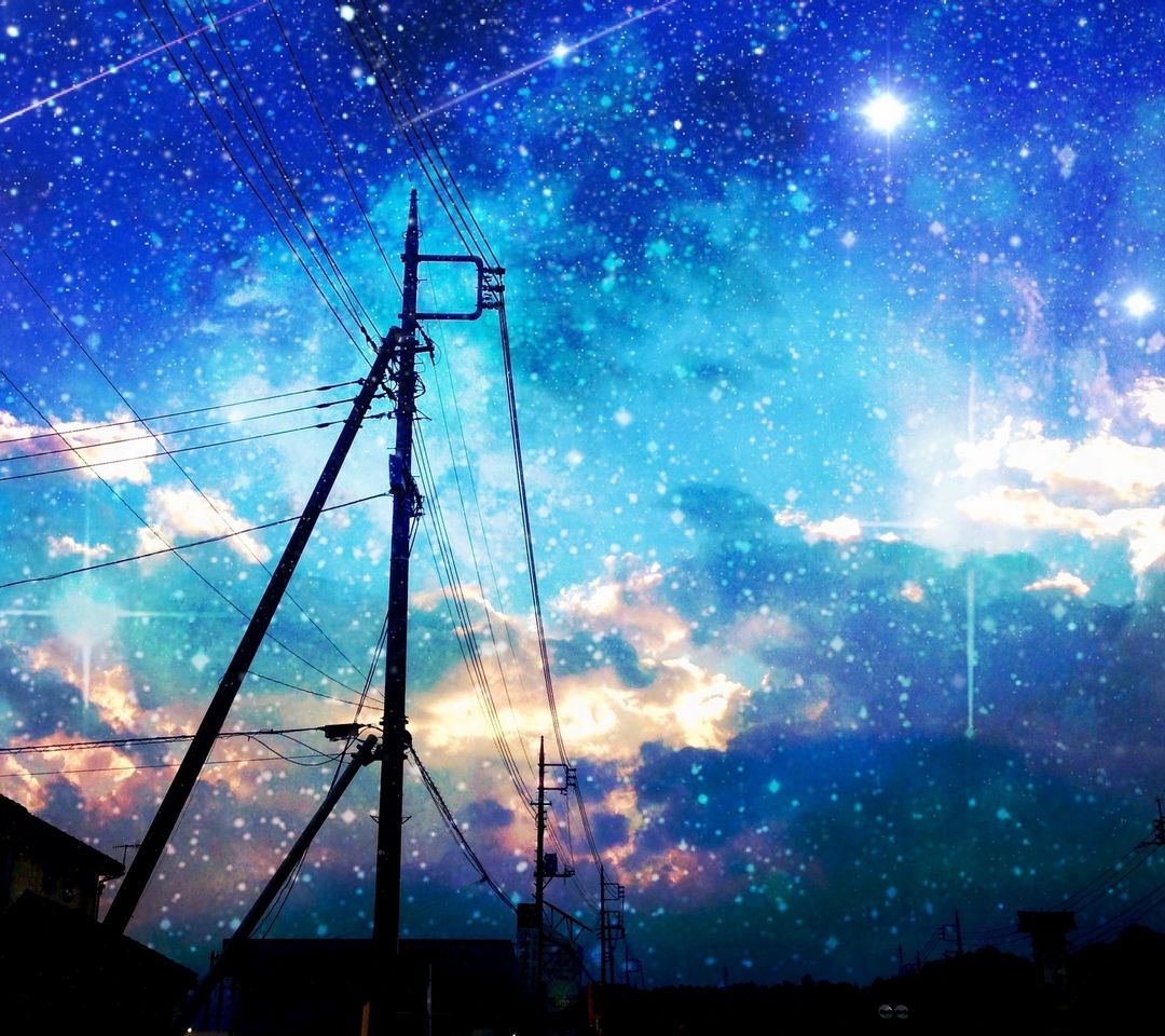オリジナルアスカの夜オリジナルの風景の星空壁紙 Phonekyから携帯