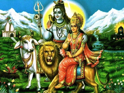 God Shiva & Goddess Parvati