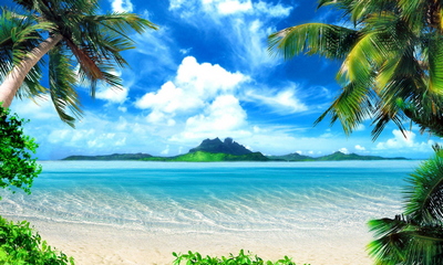 Tropical Beach Wallpaper - Download to your mobile from PHONEKY