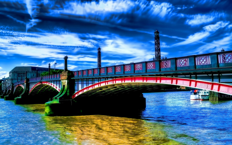 Colorful Bridge Wallpaper - Download to your mobile from PHONEKY