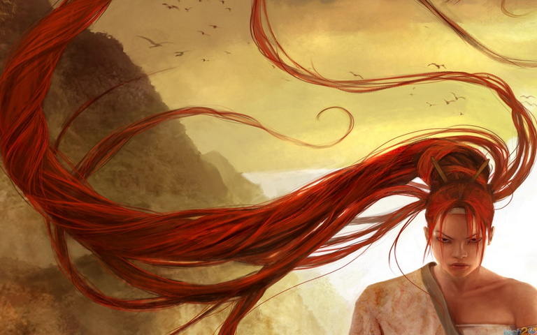 Red Hair Girl Wallpaper - Download to your mobile from PHONEKY