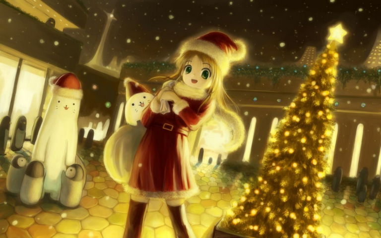 HD christmas anime girl wallpapers | Peakpx