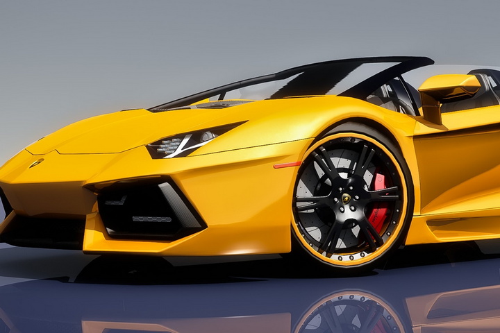 New 2018 Lamborghini Aventador Yellow Car | HD Wallpapers