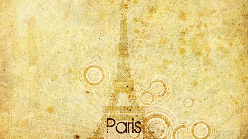Paris Eiffel Tower Paper Drawing