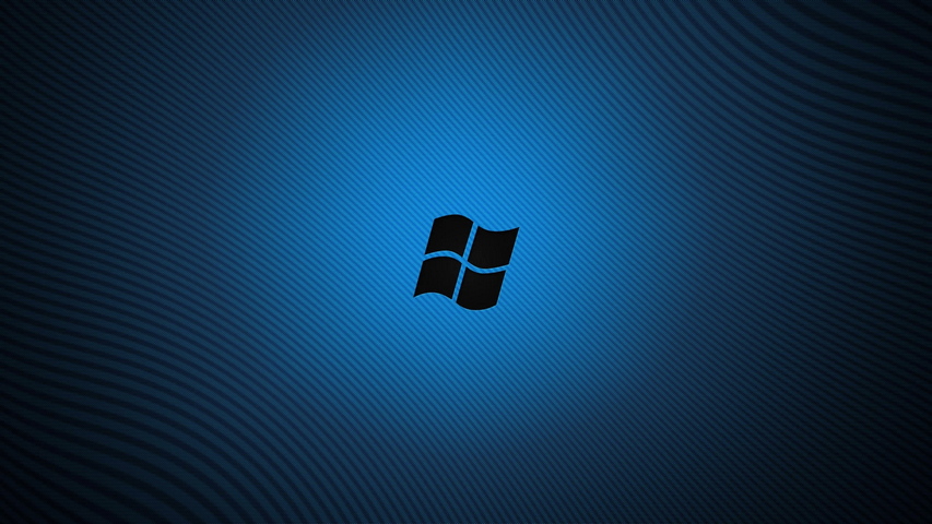 Windows Os Blue Black Flagのロゴ壁紙 Phonekyから携帯端末にダウンロード