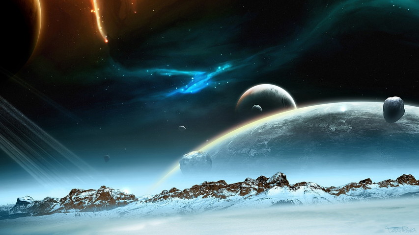 Snow Space Wallpaper - Download to your mobile from PHONEKY