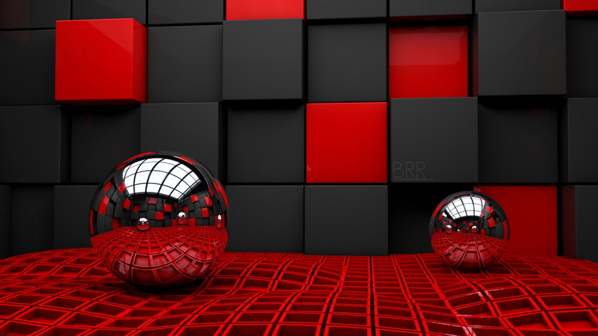 Ball Cube Cubes Glass Metal Plastic Wallpaper - Download to your mobile