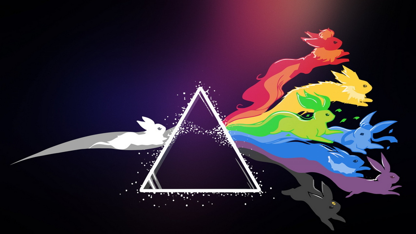 Pink Floyd Pokemon Bright Logo