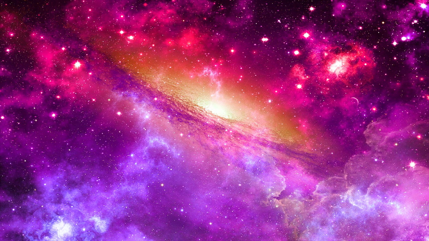 Космическая Вселенная Туманность Звездный Свет