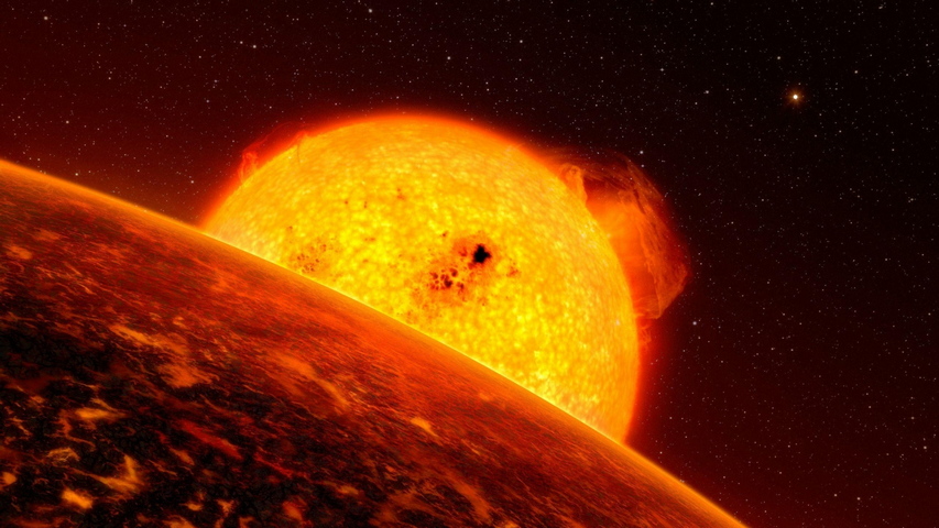 Sun Star Flash Planet Glowing Space