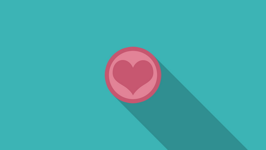 Heart vector Shadow Wallpaper - Download to your mobile from PHONEKY