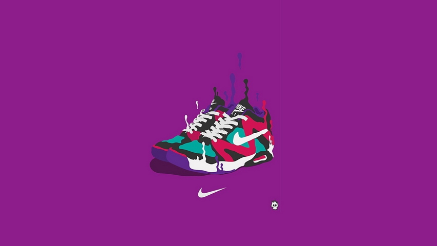 Nike Sneakers Art Sports Brand Fond Décran Télécharger