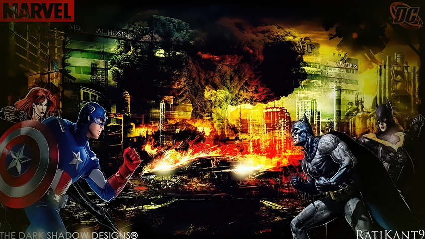Marvel vs DC Wallpaper - Download to your mobile from PHONEKY
